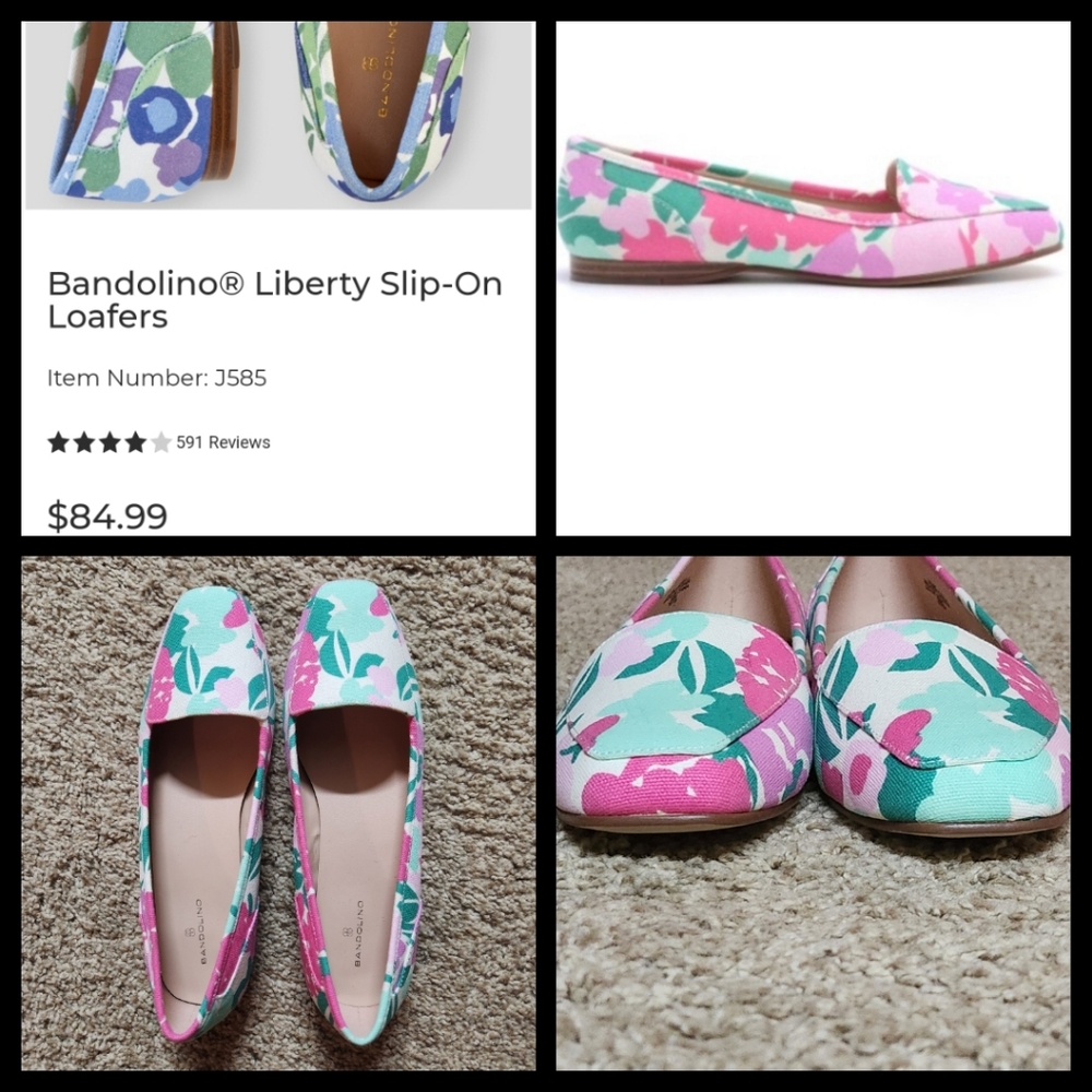 NWOT Bandolino Liberty slip on loafer